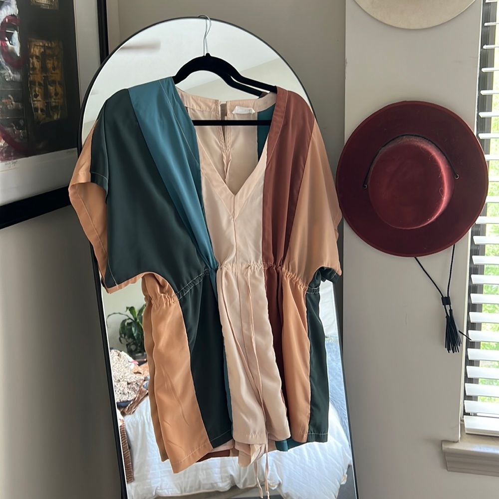 Multi color romper